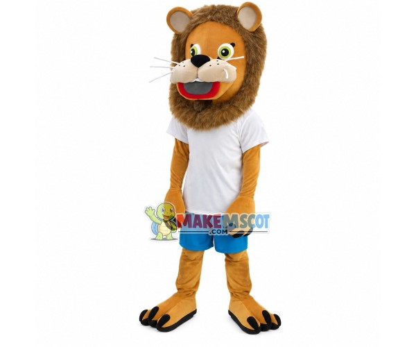 The Well-behaved Little Lion Mascot Costume