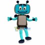 Old Television With Receiver Mascot Costume