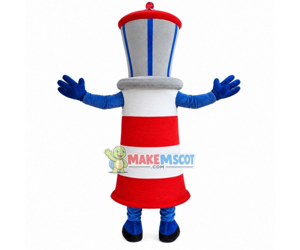 The High Signal Receiving Tower Mascot Costume The High Signal Receiving Tower Mascot Costume