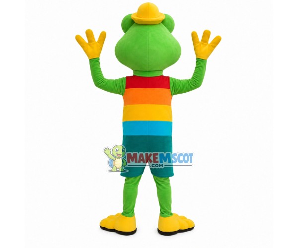 Base Station Administrator Frog Mascot Costume Base Station Administrator Frog Mascot Costume