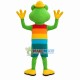 Base Station Administrator Frog Mascot Costume Base Station Administrator Frog Mascot Costume