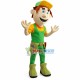 Young Repairman With Door-to-door Service Mascot Costume Young Repairman With Door-to-door Service Mascot Costume
