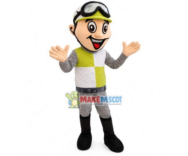 Chief Architect In The Jacket Mascot Costume Chief Architect In The Jacket Mascot Costume