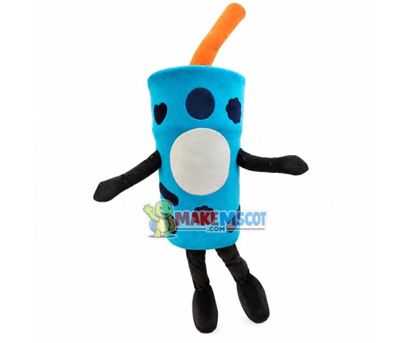 Convenient Juice Straw Cup Mascot Costume Convenient Juice Straw Cup Mascot Costume