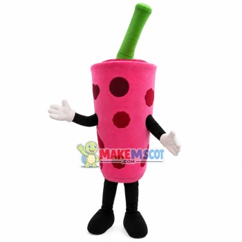 Convenient Juice Straw Cup Mascot Costume Convenient Juice Straw Cup Mascot Costume