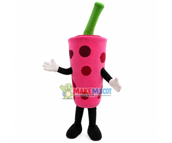 Convenient Juice Straw Cup Mascot Costume Convenient Juice Straw Cup Mascot Costume