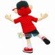 Delivery Boy In Pizzeria Mascot Costume Delivery Boy In Pizzeria Mascot Costume