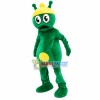 Green Platypus With Short Tentacles Mascot Costume