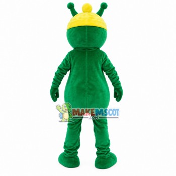 Green Platypus With Short Tentacles Mascot Costume Green Platypus With Short Tentacles Mascot Costume
