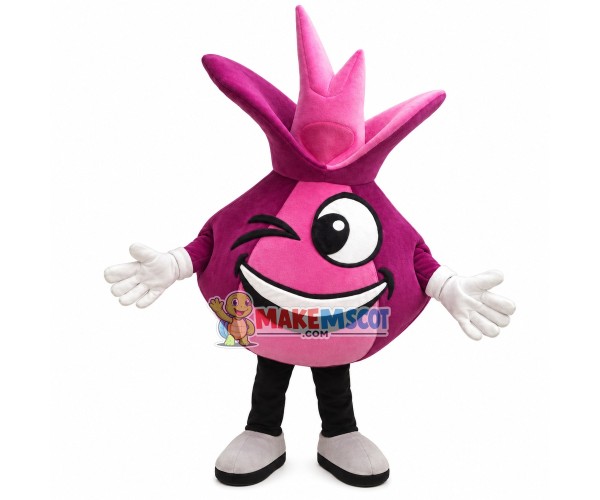 Funny Cartoon Sprouted Garlic Mascot Costume Funny Cartoon Sprouted Garlic Mascot Costume