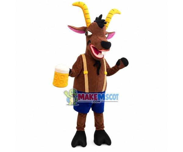 The Gossip Antelope of Beer House Mascot Costume The Gossip Antelope of Beer House Mascot Costume