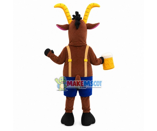 The Gossip Antelope of Beer House Mascot Costume The Gossip Antelope of Beer House Mascot Costume