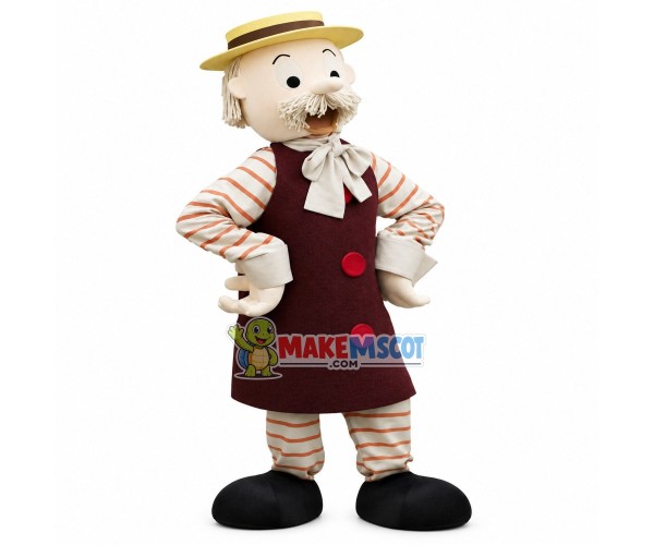 Muppet of Experienced Old Tailor Mascot Costume
