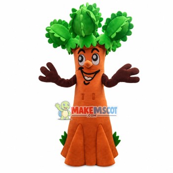 Fruity Tree With Thick Heel Mascot Costume Fruity Tree With Thick Heel Mascot Costume
