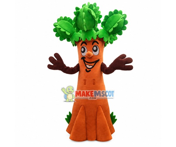Fruity Tree With Thick Heel Mascot Costume Fruity Tree With Thick Heel Mascot Costume