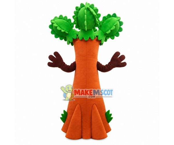 Fruity Tree With Thick Heel Mascot Costume Fruity Tree With Thick Heel Mascot Costume