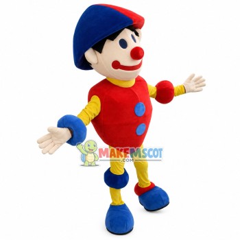 Interesting the Ring Clown Puppet Mascot Costume Interesting the Ring Clown Puppet Mascot Costume