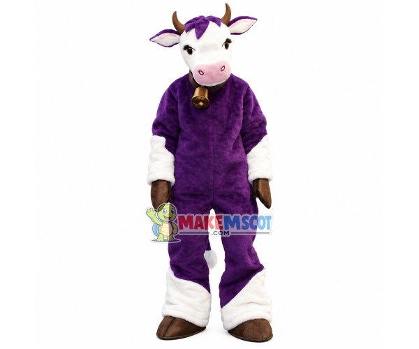 Purple Cow of Milk Chocolate Mascot Costume