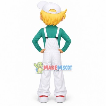 Extroverted Adolescent Blonde Teenager Mascot Costume Extroverted Adolescent Blonde Teenager Mascot Costume