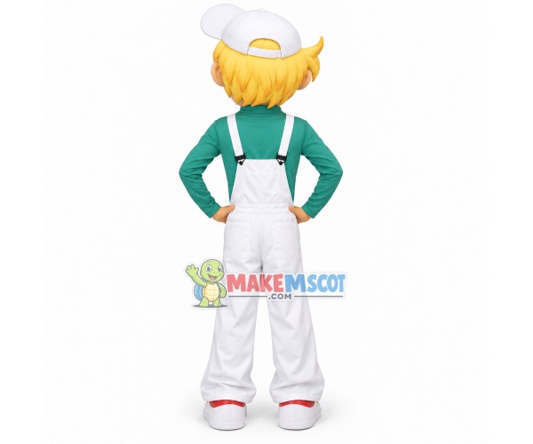 Extroverted Adolescent Blonde Teenager Mascot Costume Extroverted Adolescent Blonde Teenager Mascot Costume