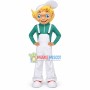 Extroverted Adolescent Blonde Teenager Mascot Costume