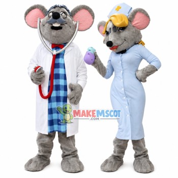Professional Mouse Doctor of Clinic Mascot Costume