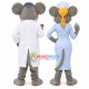 Professional Mouse Doctor of Clinic Mascot Costume Professional Mouse Doctor of Clinic Mascot Costume
