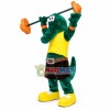 The Powerful Weightlifter Crocodile Mascot Costume