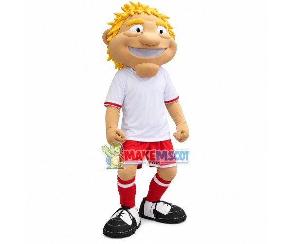 Excited Fan of The World Cup Mascot Costume Excited Fan of The World Cup Mascot Costume