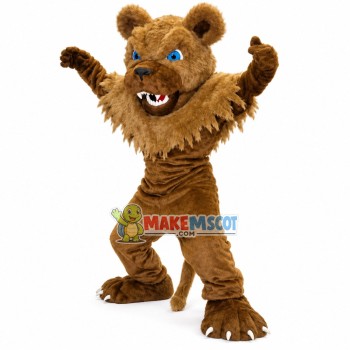 Manic The Brown Furry Tiger Mascot Costume