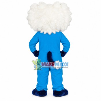 Honest Blue Lion of Freight Department Mascot Costume Honest Blue Lion of Freight Department Mascot Costume