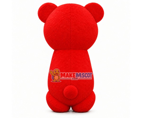 Lightweight The Red & White Baby Bear Mascot Costume Lightweight The Red & White Baby Bear Mascot Costume