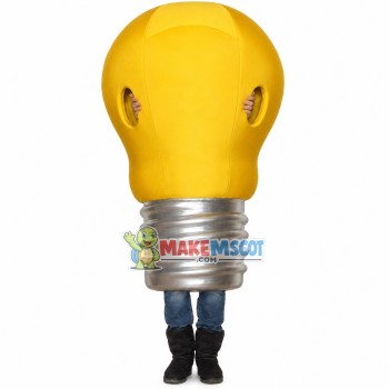 Tungsten Bulb With Rotating Head Mascot Costume Tungsten Bulb With Rotating Head Mascot Costume