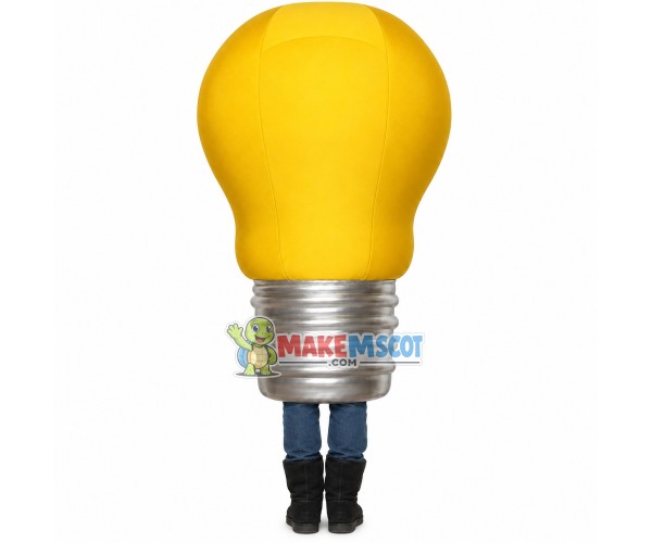Tungsten Bulb With Rotating Head Mascot Costume Tungsten Bulb With Rotating Head Mascot Costume