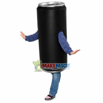 Can of Cocaine Energy Drink Mascot Costume Can of Cocaine Energy Drink Mascot Costume