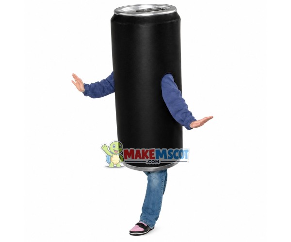 Can of Cocaine Energy Drink Mascot Costume Can of Cocaine Energy Drink Mascot Costume