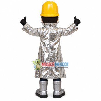 Neurotic Crazy Magician Mascot Costume Neurotic Crazy Magician Mascot Costume