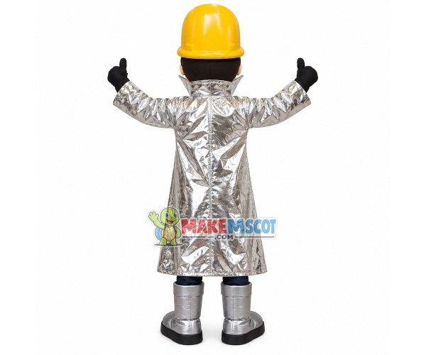Neurotic Crazy Magician Mascot Costume Neurotic Crazy Magician Mascot Costume