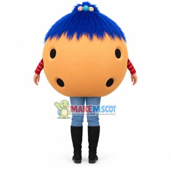 Clownish Cartoon Sexy Bowling Ball Mascot Costume Clownish Cartoon Sexy Bowling Ball Mascot Costume