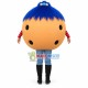 Clownish Cartoon Sexy Bowling Ball Mascot Costume Clownish Cartoon Sexy Bowling Ball Mascot Costume