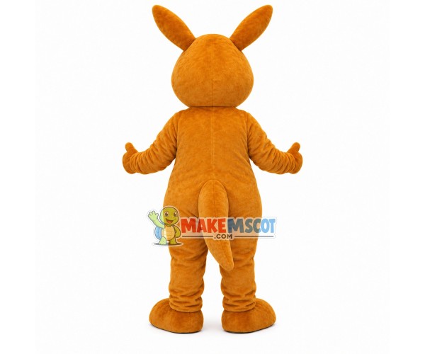 Cozy Kangaroo Walking Upright Mascot Costume Cozy Kangaroo Walking Upright Mascot Costume