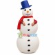 Stacked Cascading Snowman Mascot Costume Stacked Cascading Snowman Mascot Costume