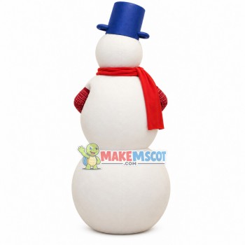 Stacked Cascading Snowman Mascot Costume Stacked Cascading Snowman Mascot Costume