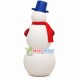 Stacked Cascading Snowman Mascot Costume Stacked Cascading Snowman Mascot Costume