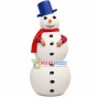 Stacked Cascading Snowman Mascot Costume
