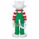 Vigorous Gray Boy Cat Mascot Costume Vigorous Gray Boy Cat Mascot Costume