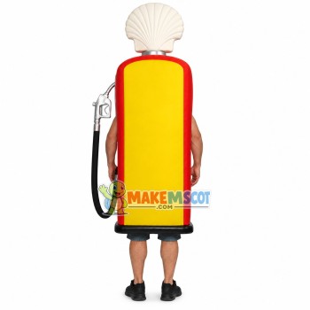 Shell Oil Gas Station Cartoon Mascot Costume Shell Oil Gas Station Cartoon Mascot Costume