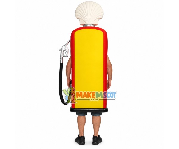 Shell Oil Gas Station Cartoon Mascot Costume Shell Oil Gas Station Cartoon Mascot Costume