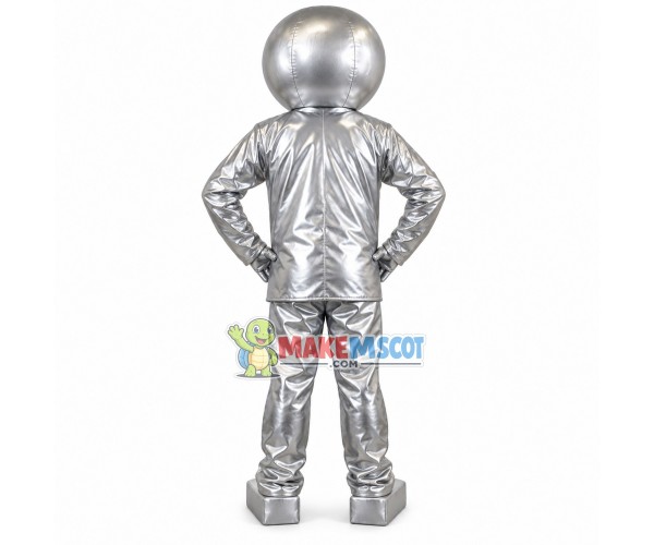 Scientific Silver Tin Foil Doll Mascot Costume Scientific Silver Tin Foil Doll Mascot Costume