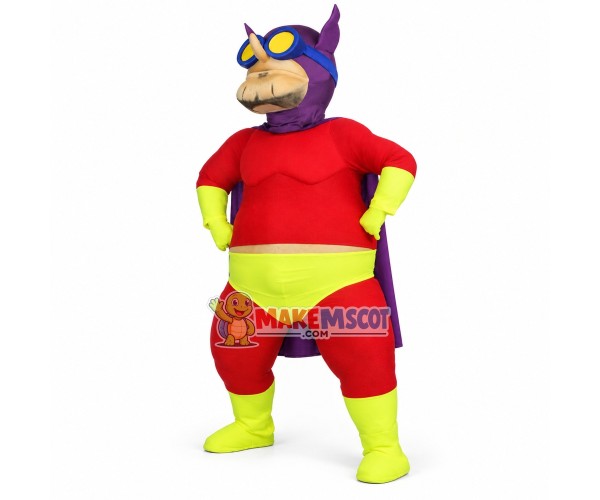 Robust Batman With Telescope Mascot Costume Robust Batman With Telescope Mascot Costume